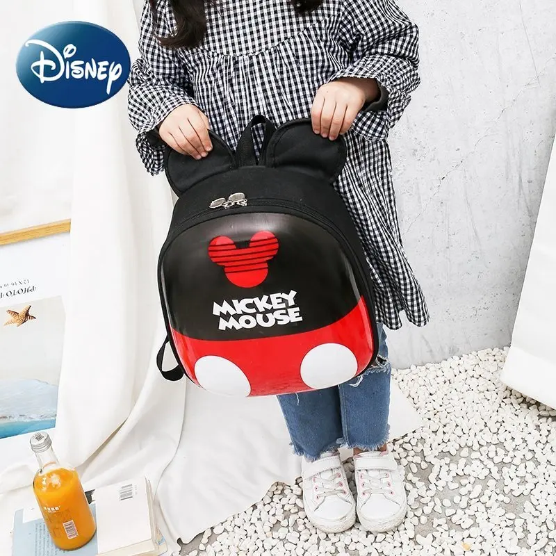 Disney Cartoon Cute Children's Backpack 2022 New Hard Shell Waterproof Bag Male and Female Baby Kindergarten School Bag