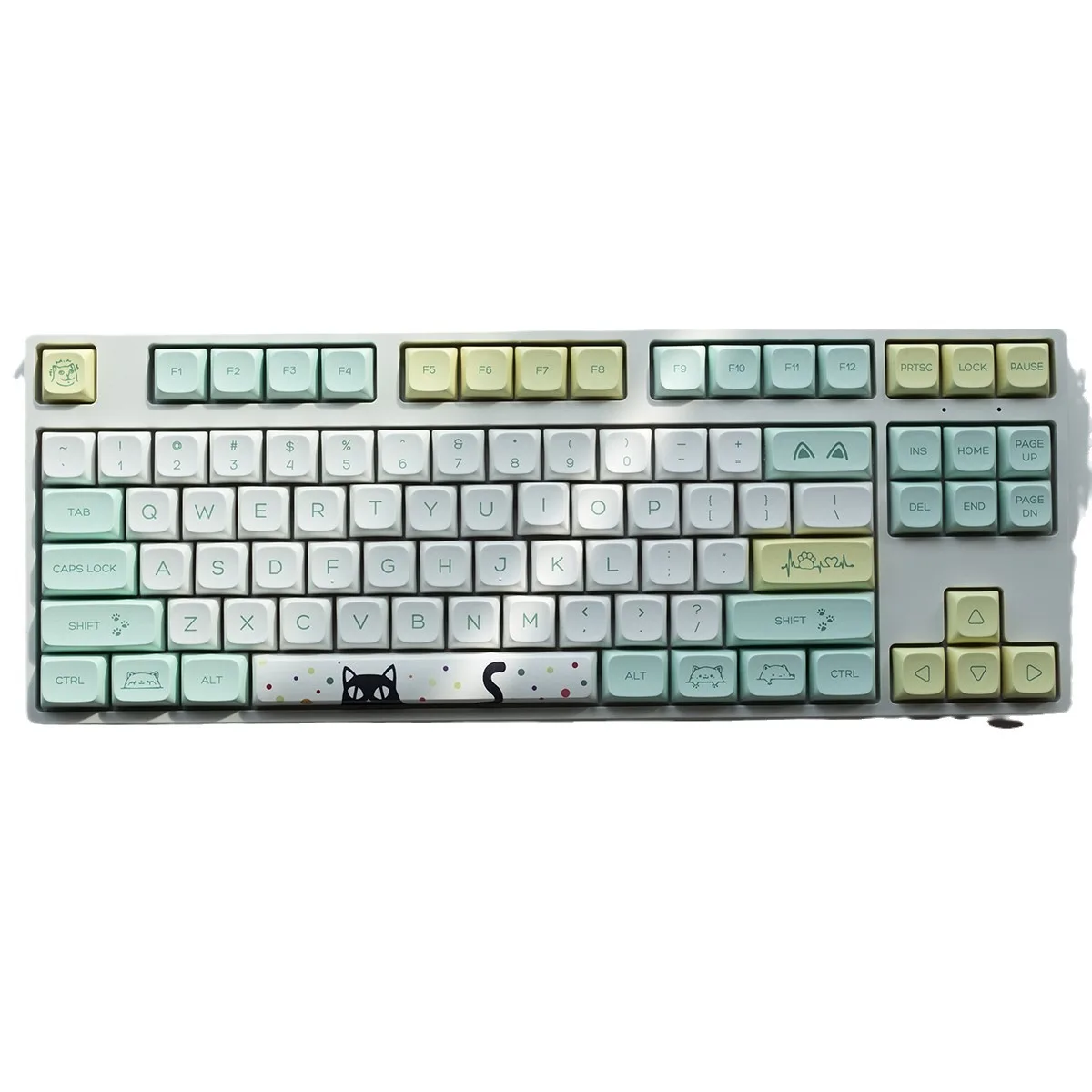 Клавиатурные колпачки Strange Cat, профиль XDA, материал PBT, совместимость с 108104100988782686461 клавишами. (art.: 3920da12fdf06) - 3920da12fdf06