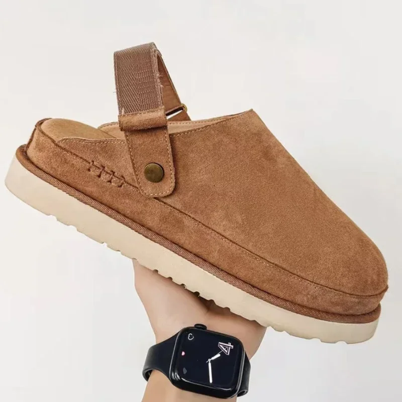 Женские тапочки на плоской подошве с запахом удобные повседневные уличные