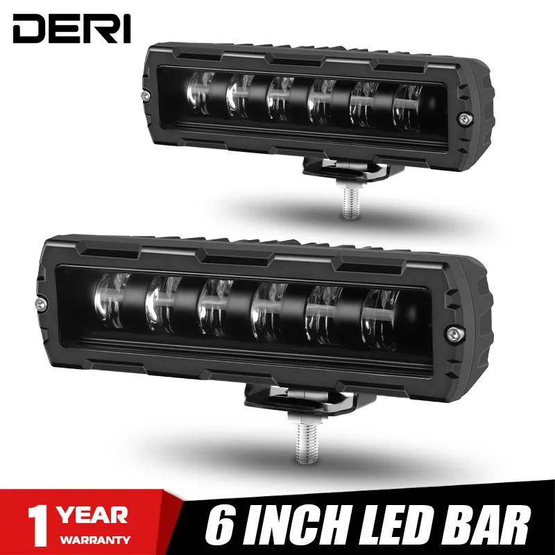 

Светодиодная панель рабочего освещения 6 дюймов 30 Вт противотумансветильник фары для внедорожника ходовые огни s 12 в 24 в автомобиль Грузови...