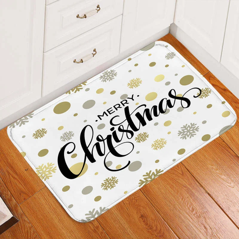 

Door Mat Carpet Floor Mat Foot Mat Non-slip Corridor Kitchen Bedroom Balcony BathroomChristmas Bling Door Mat