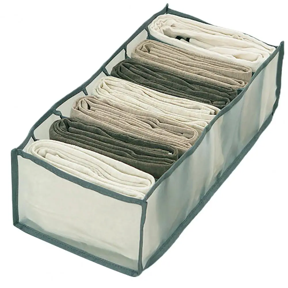 

Underpants Organizer Large Capacity Smooth Stitching with Compartments Cabinet Drawer Storage Box for Underpants