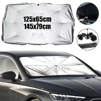 car sun shade umbrella car front windshield sunshade protector heat insulation cloth window sunshade protector 65x125cm 79x145cm