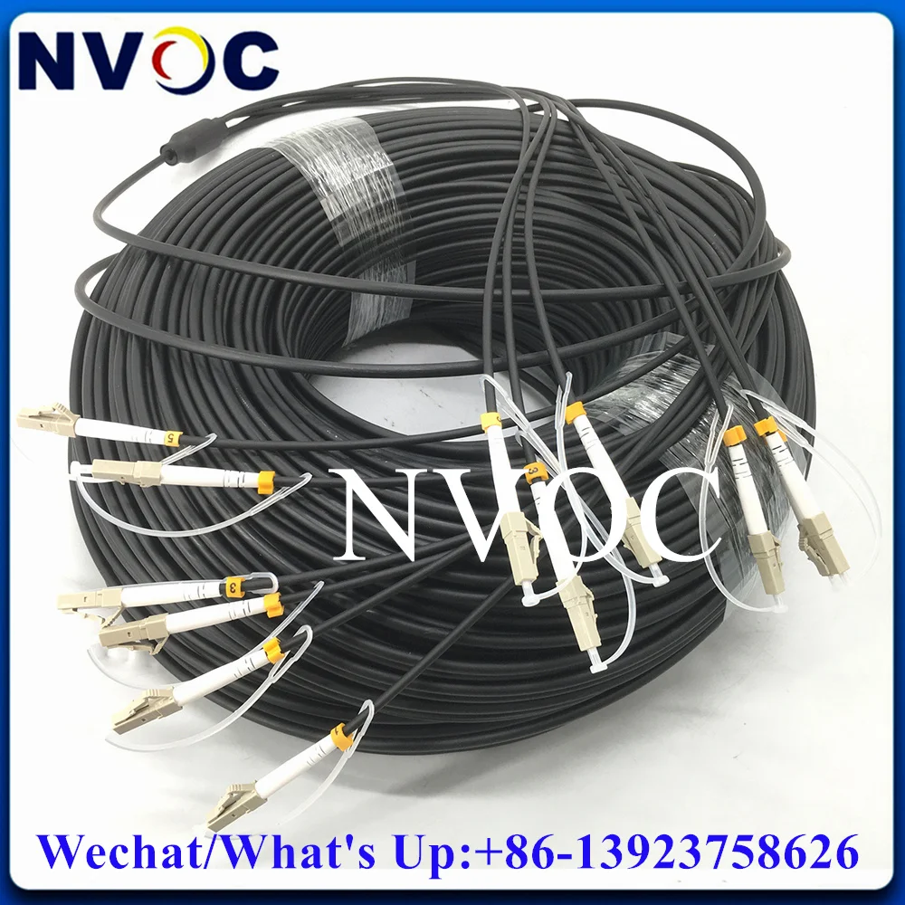 Внешний Бронированный Оптоволоконный соединительный кабель 100 м 6 ядер мм