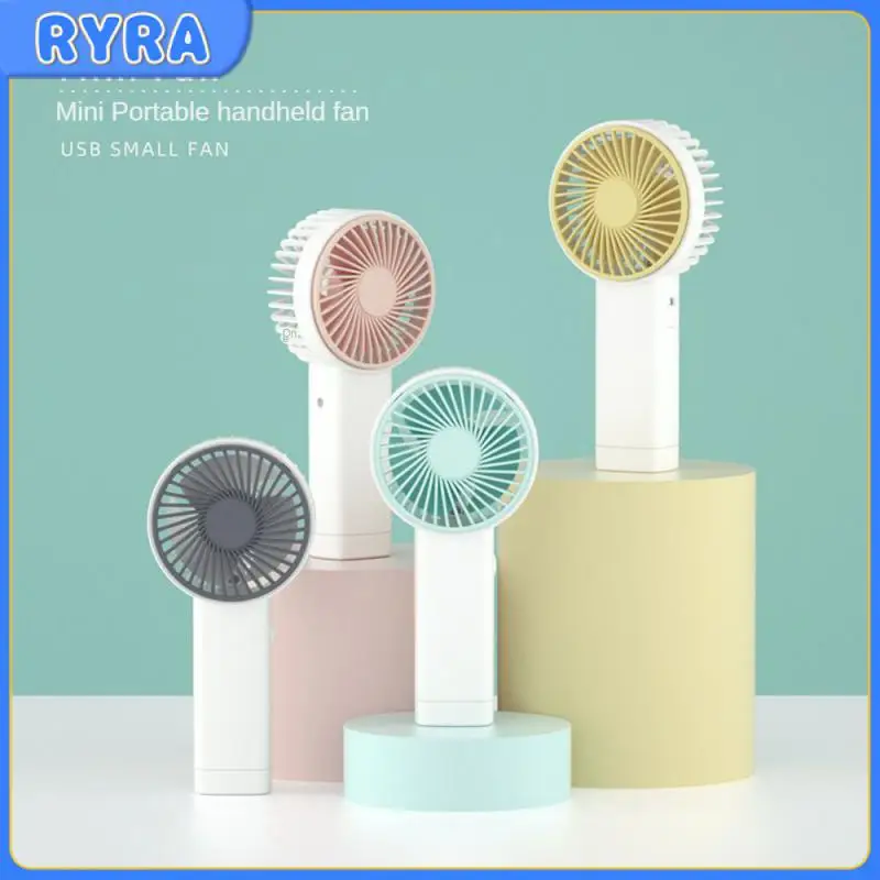 

Silent Fan Convenient Portable Electric Fan Hand-held Usb Charging Office Fan Fans For Home Childrens Fan Small Fan