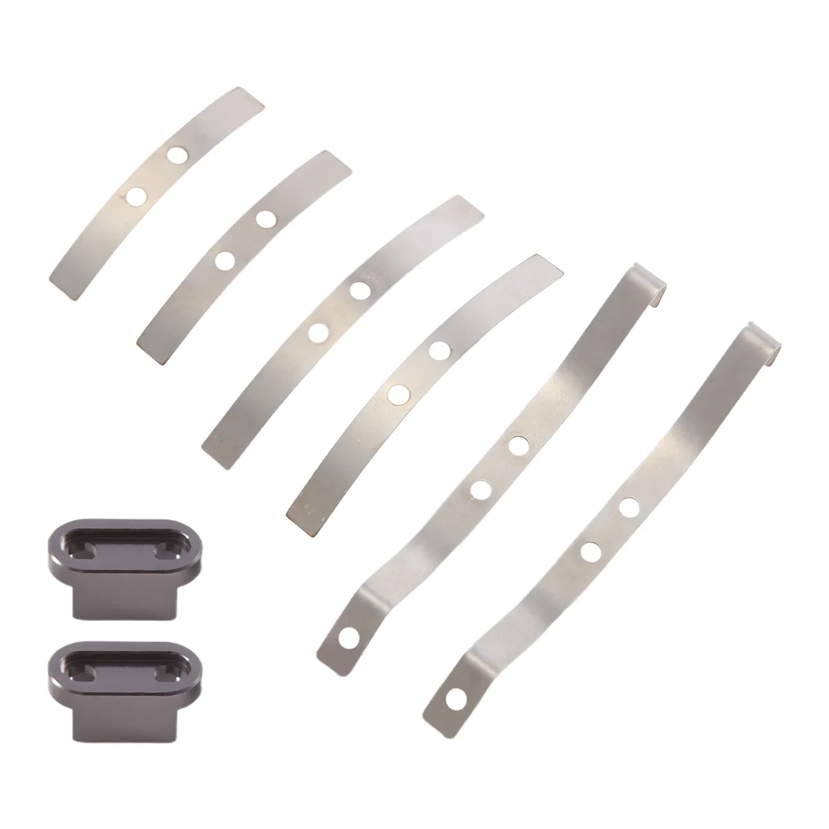 2 пары стальных амортизаторов листовые пружины подвеска для WPL D12 B14 B24 B16 B36 детали