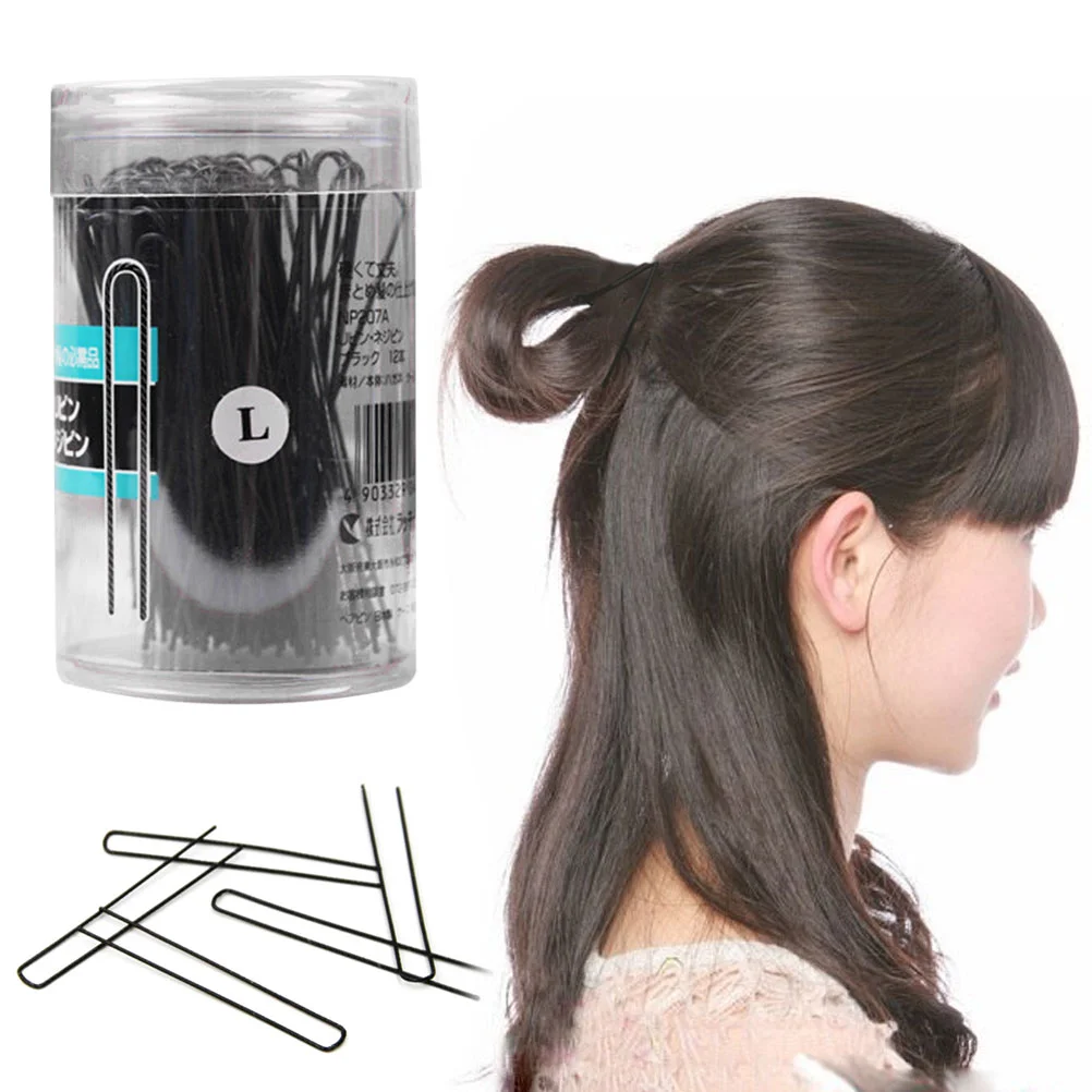 

100pcs Black Stainless Steel Hair Accessories for Hair Style Making Updo Hairstyle Bun Hairstyle
