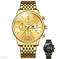 olevs brand watch cross border large dial multi function sports quartz watch luminous chronograph mens watch men