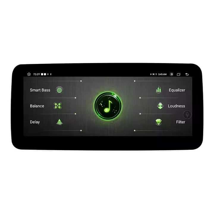 Автомобильный мультимедийный сенсорный экран 10 25 дюйма 1920*720 Android 12 для Benz A Class W176