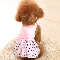 new dog dress harness d ring princess cute clothes for dogs teddy chihuahua xs s m l xl