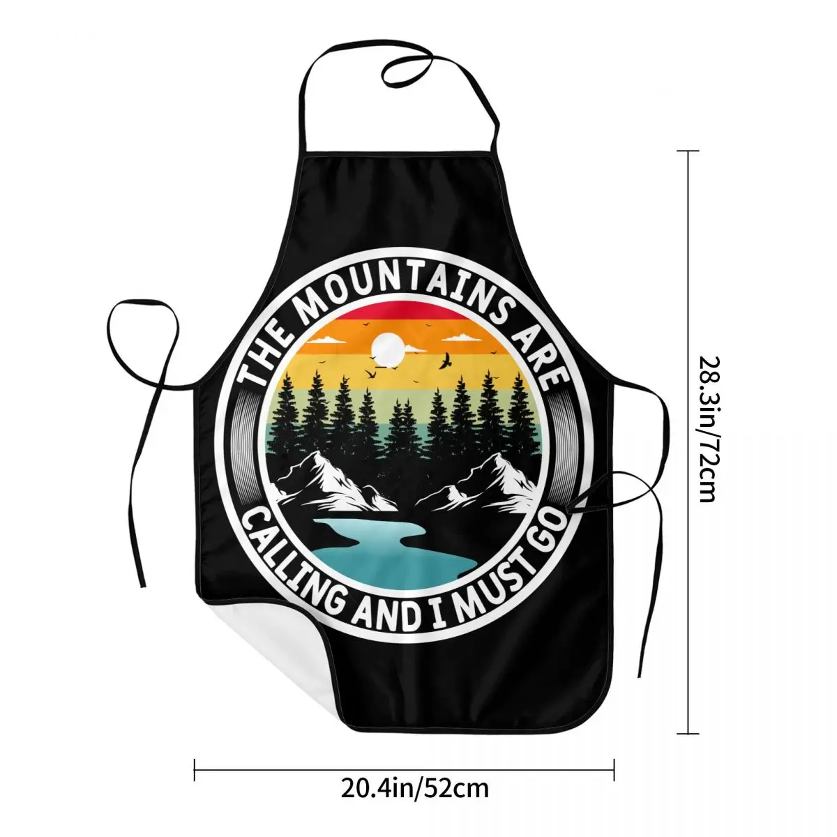 Пользовательские горы Awake The Soul нагрудник фартуки унисекс кухня шеф-повар