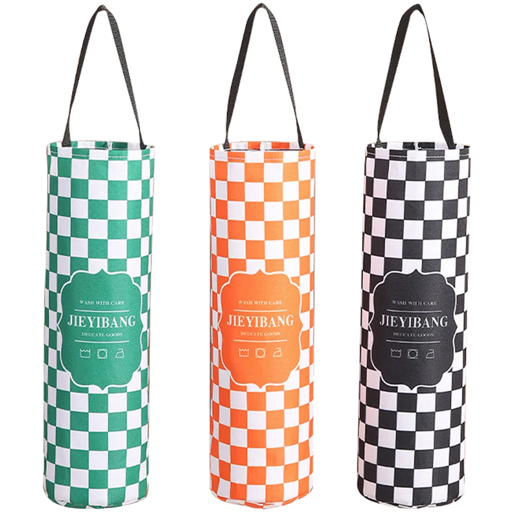 

Garbage Dispenser Grocery Storage Organizer Holders Hanging Dispensers Trash Kitchen Pouch Waste Mesh Holder Pocket Box