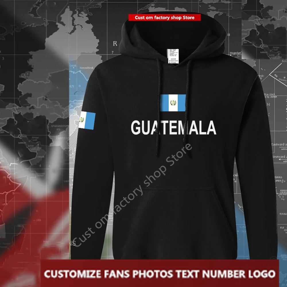 

Republic of Guatemala Guatemalan Flag ​Hoodie Free Custom Jersey Fans DIY Name Number LOGO Hoodies Loose Casual Sweatshirt