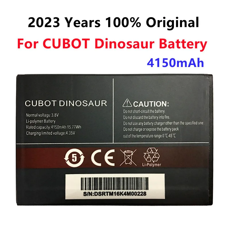 

CUBOT Dinosaur Battery 4150mAh 100% New Original Replacement backup battery For CUBOT Dinosaur Cell Phone