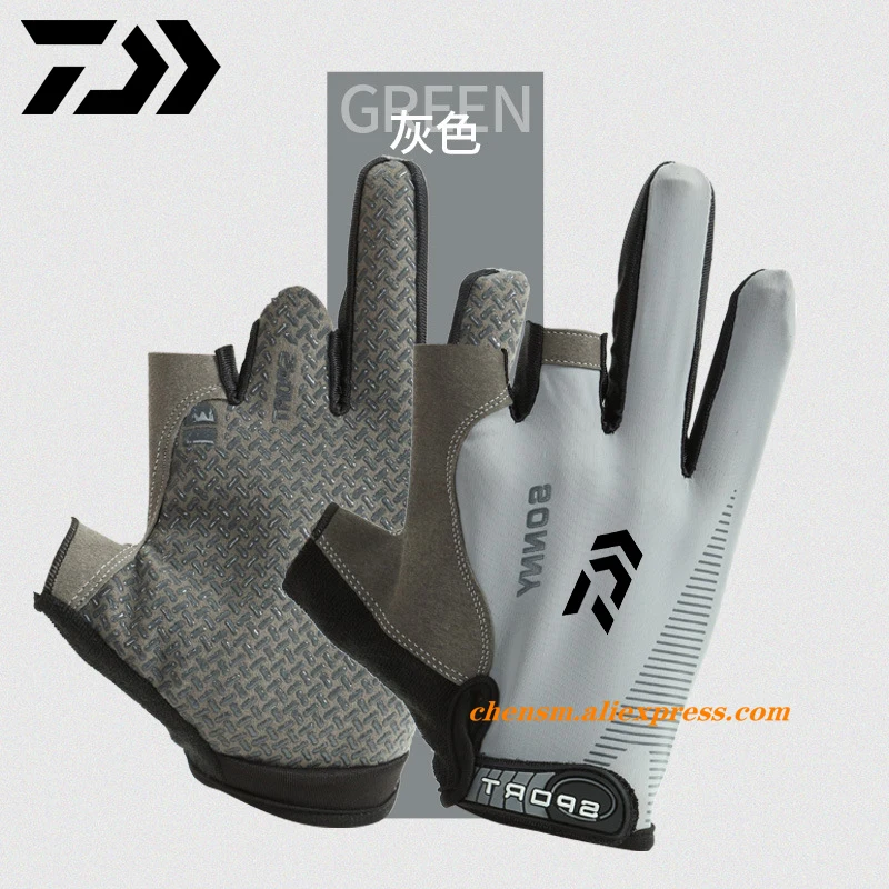 

Новинка 2023, Рыболовные Перчатки Daiwa Finger, мужские спортивные походные перчатки для активного отдыха, весенние хлопковые водонепроницаемые п...