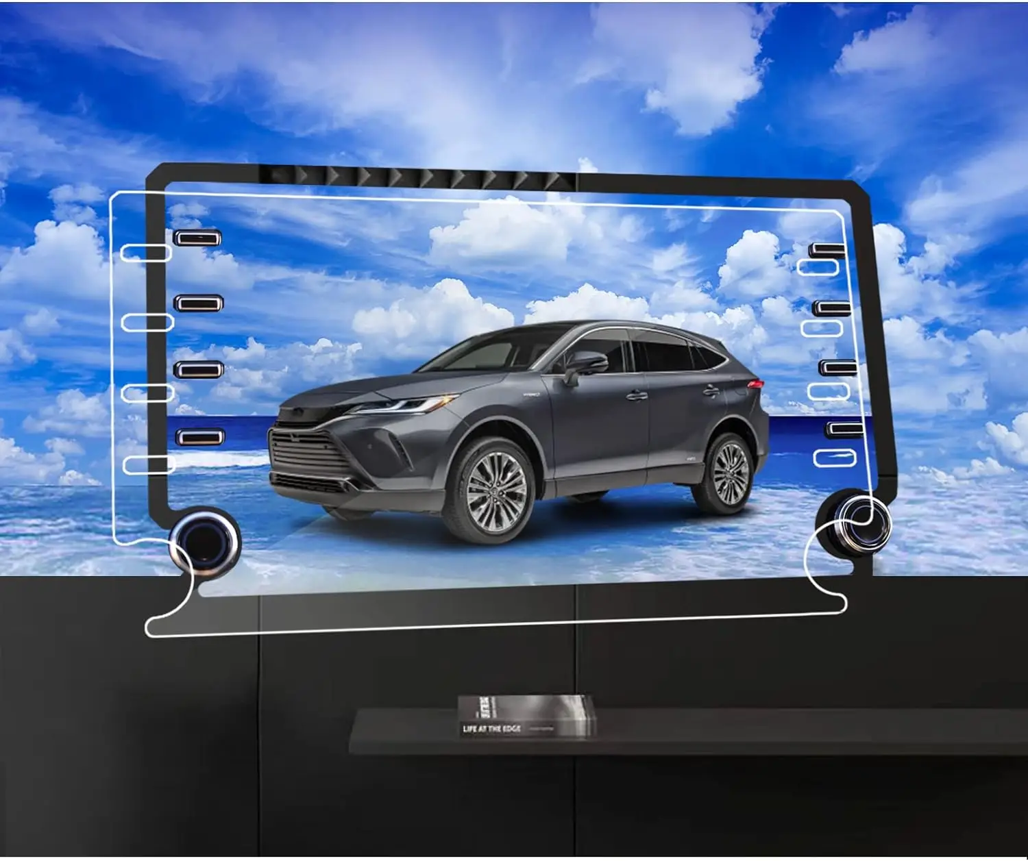 

Для Toyota Venza XU80 LE XLE 8 дюймов 2022 2021 2020 автомобильный ЖК-дисплей gps-навигатор