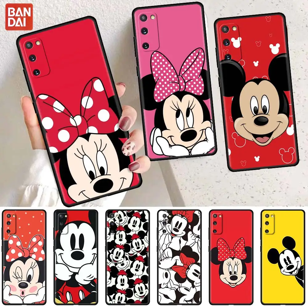 

Mickey And Minnie Soft Case For Samsung Galaxy S22 Ultra S20 FE S21 Plus S10 Lite S9 S8 S10e TPU Silicone Phone Cover
