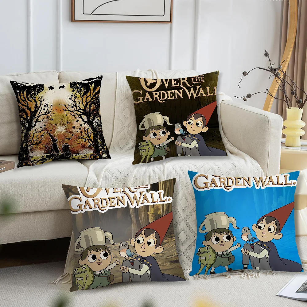 Over the G-Gardens Wall Cartoon Pillow Case For Home Bedroom Room Decoration Living Sofa Cushion Cover Suitable