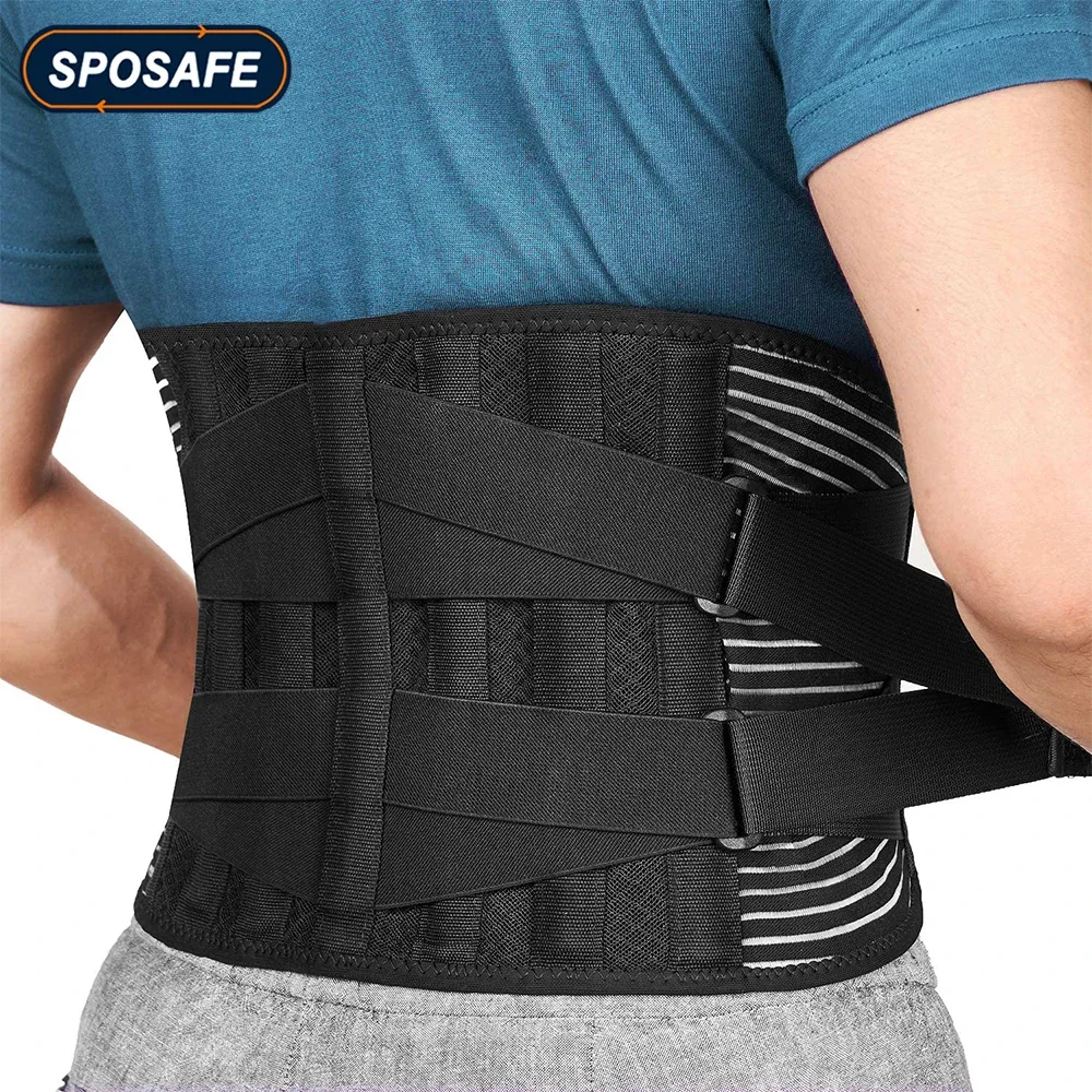 

Sports Adjustable Lumbar Back Brace Anti-skid Breathable Waist Support Belt for Exercise Fitness Waist Trainer Body Shaper