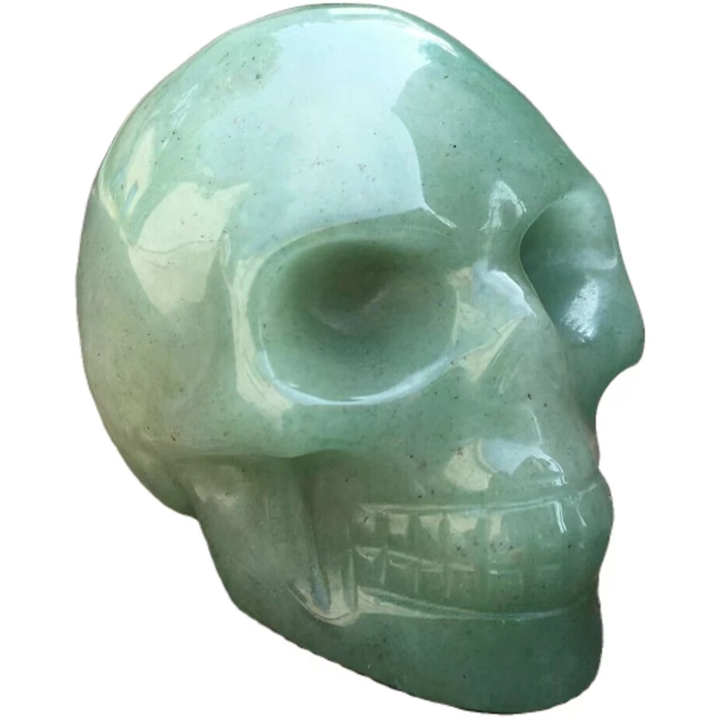 

Beautiful Natural Green Aventurine Skull Home Decoration Gifts