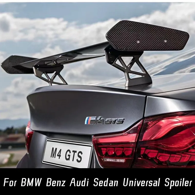 

For Benz Audi Sedan Universal BMW F10 M3 M4 F30 E87 E39 E60 E90 E46 G30 G20 E82 E90 Carbon Fibe Rear Trunk Lid Car Spoiler Wings
