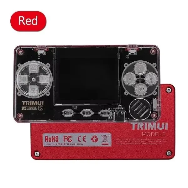 Trimui Model S Мини-ручной игровой автомат с прозрачным корпусом чрезвычайно 2-дюймовый