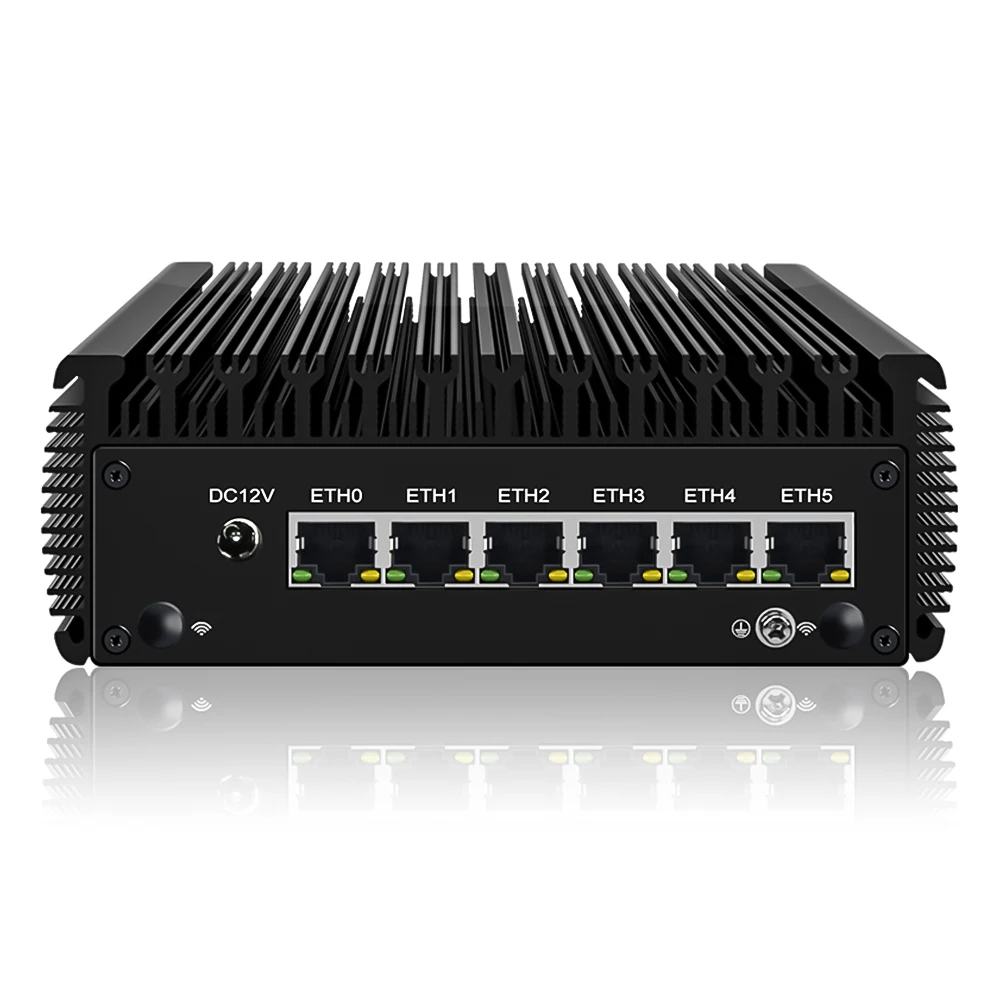Мини-роутер i7 1165G7 i5 1135G7 2 5 ГГц Intel i225 6LAN RJ45 2xDDR4 NVME |