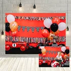 Автомобиль гонка Чемпион мальчик 1-й День рождения фоны детский портрет Декор баннеры воздушные шары фотография Фон Фотостудия фотозона