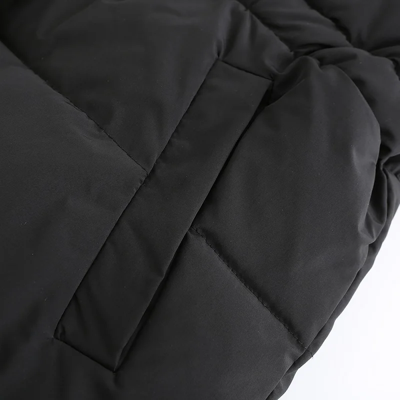 New Fashion Autumn Stand Collar Elegant Coats Warm Outerwear Casual Belt Sleeveless Winter Women Vests Jackets