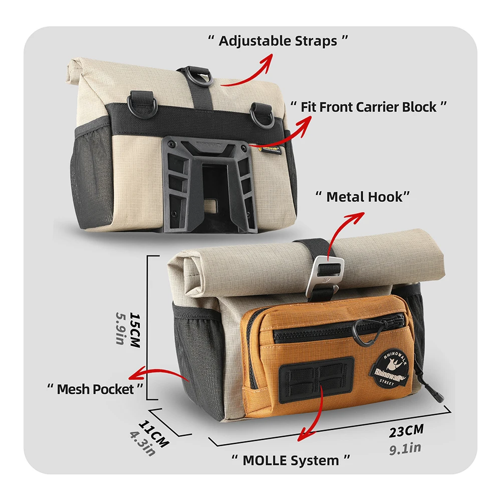 Складная велосумки Rhinowalk 4л