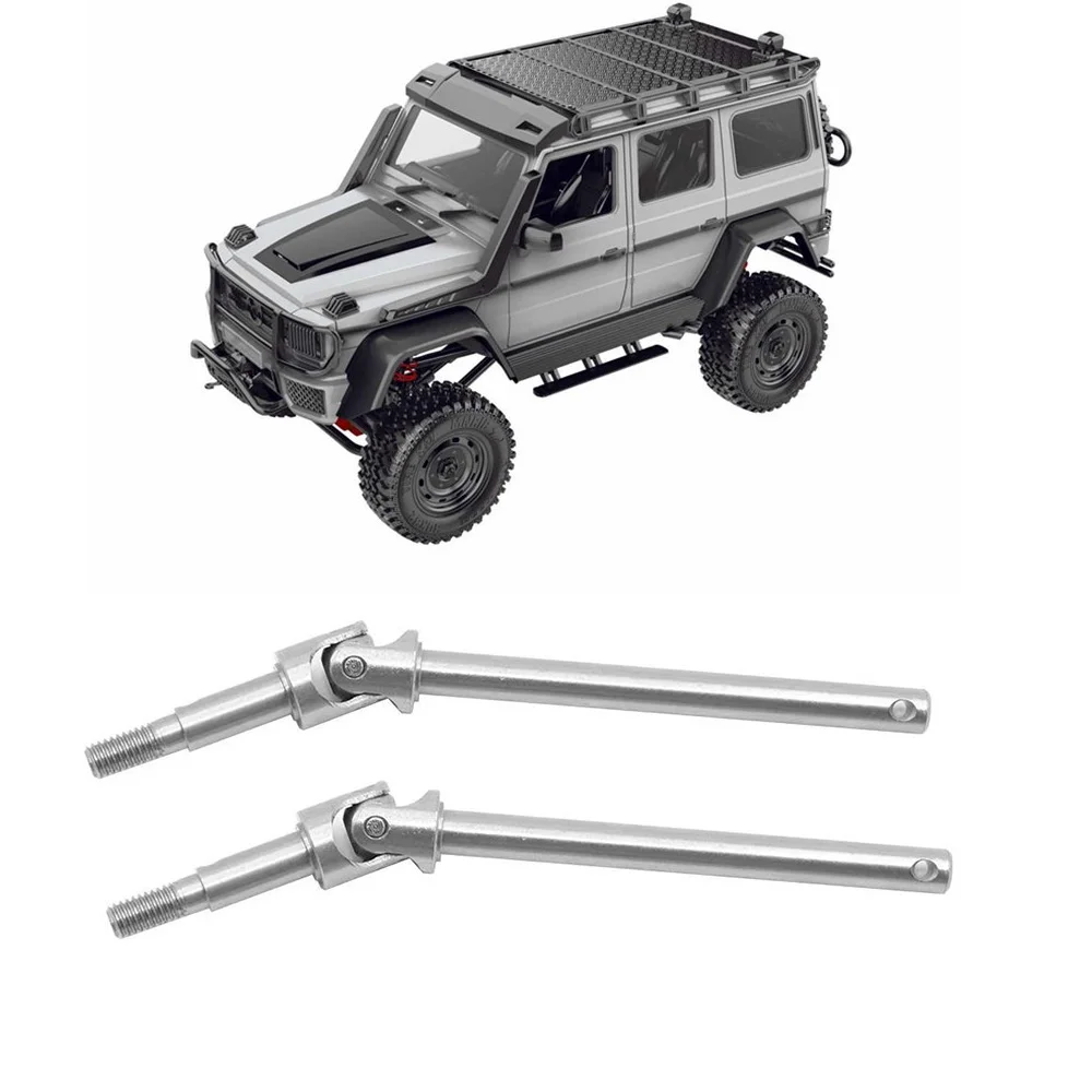 2 шт. металлический приводной вал из нержавеющей стали CVD для MN MN128 G500 MN86 MN86S MN86K MN86KS 1/12 обновленные детали для радиоуправляемого гусеничного автомобиля