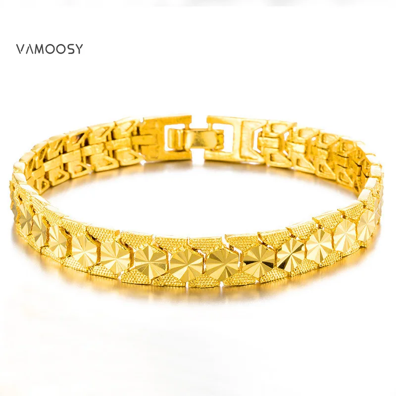 

VAMOOSY Luxury Wedding Bracelets for Women Birthday Gift Hand Jewelry Not Fade Vintage Friendship Charm Bangles Free Shipping