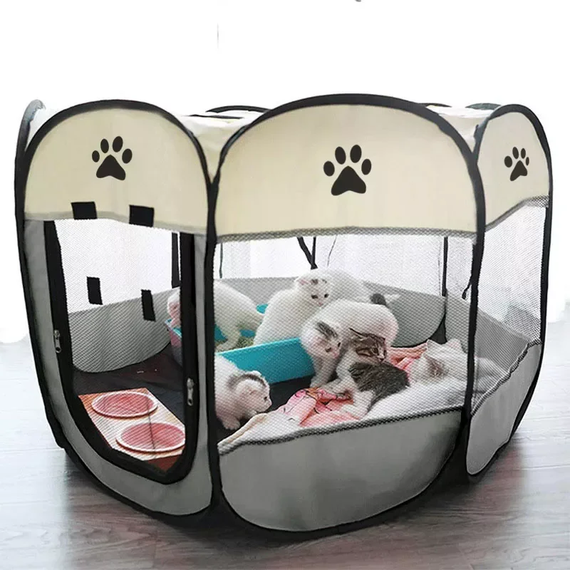 

Portable perros House Large Small Dogs Outdoor Dog Cage Houses For Foldable Indoor Playpen Puppy Cats Pet Dog Bed Tent dog house