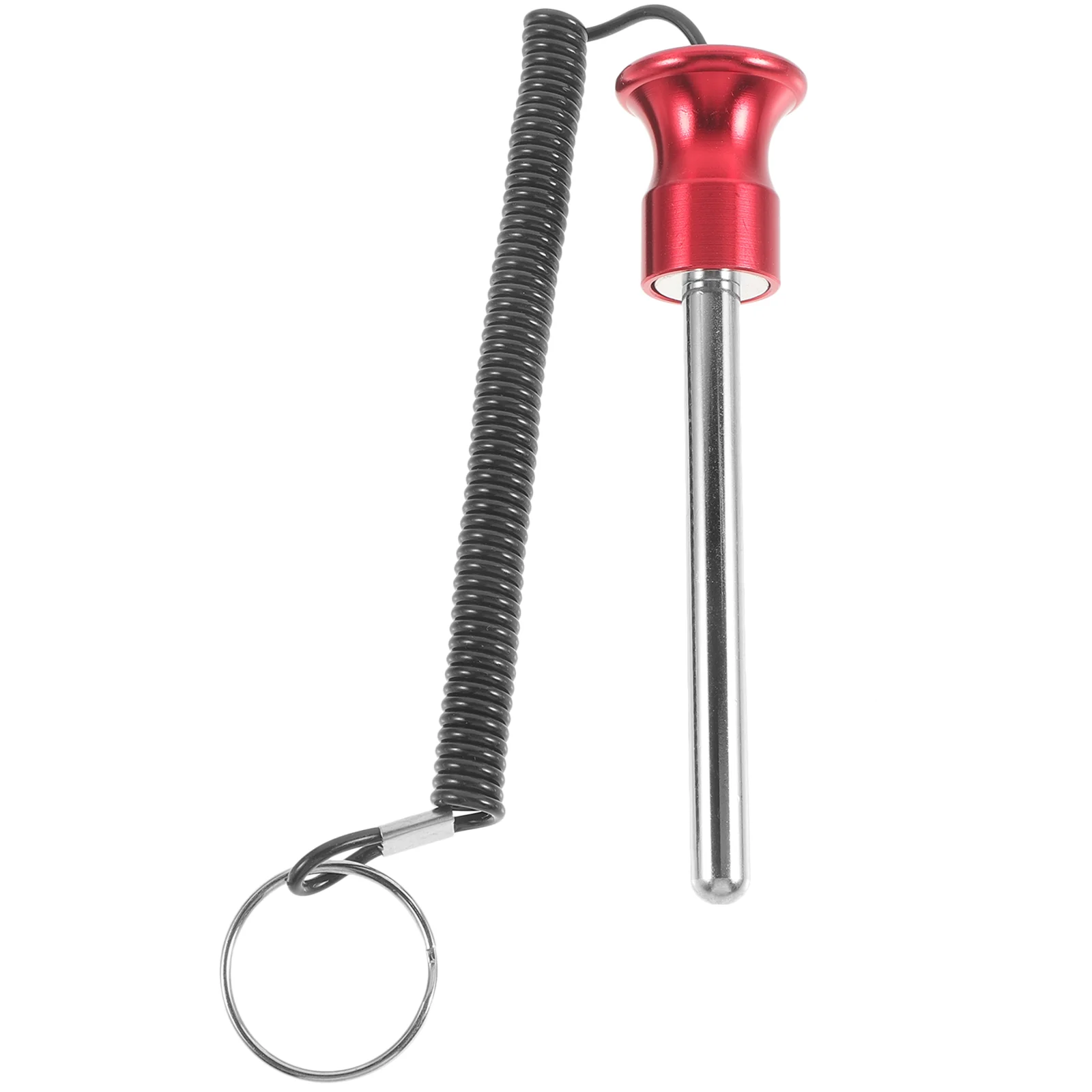 

Barbell Weight Stack Rod Aluminum Head Loading Pin Arm Muscle Training Rack Magnetic Bolts Plate Stand Fitness For