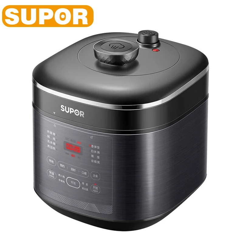 

Плита Supor Electric Dative 5L Хистовая рисоварка из нержавеющей стали Два внутренней мультифункциональной кухонной техники 220 В 220 В
