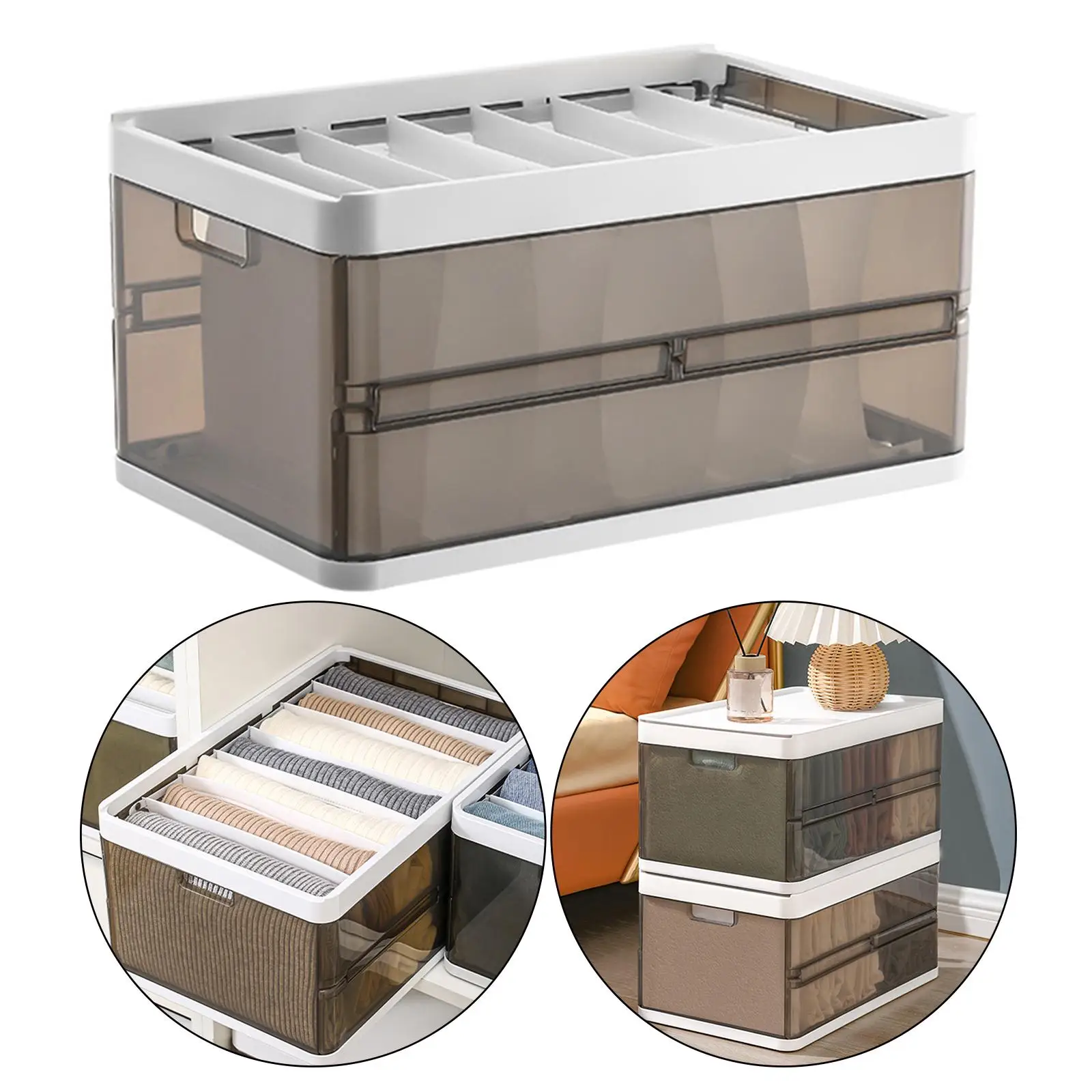 

Многофункциональные складные контейнеры для хранения, органайзер для одежды, контейнеры с ручкой для ящиков, офиса, спальни, кабинета, дома