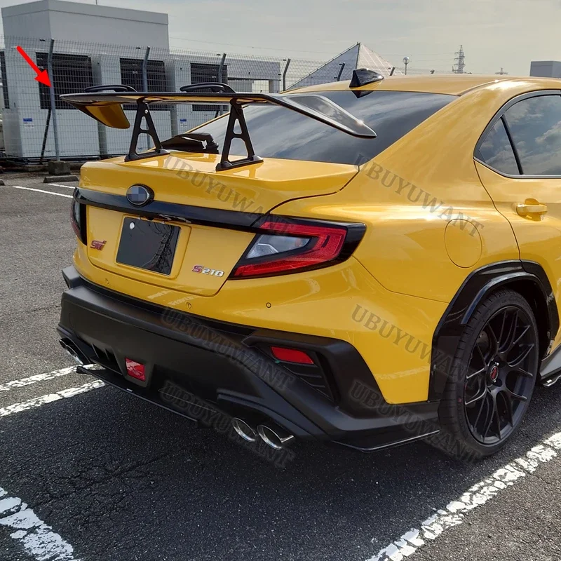 Фото Для Subaru WRX STI: задний спойлер-антикрыло из карбона для багажника, тюнинг автомобиля, 2022-2024 гг. №2