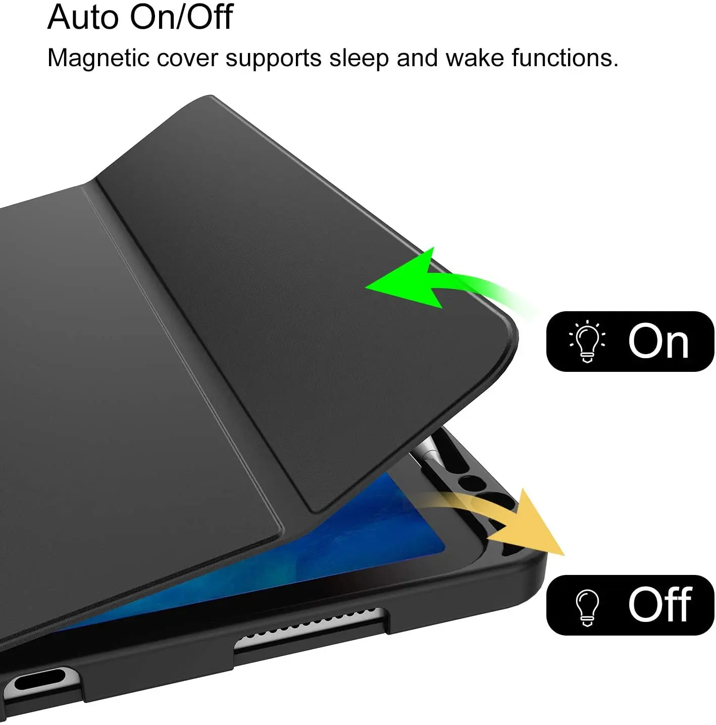 Чехол для iPad Air 5 2022 4 10 9 дюйма Pro 11 2018 2020 2021 чехол с держателем карандаша и зарядкой