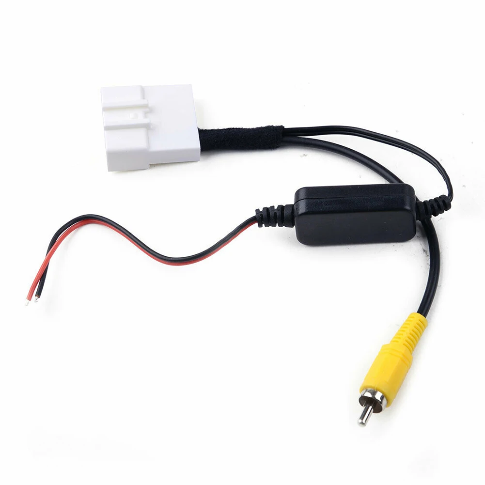 Plug Adapter Video Adaptor Cable For Toyota Kluger RAV4 28 Pins Plug Plastic&Metal White&Black&Yellow Practical