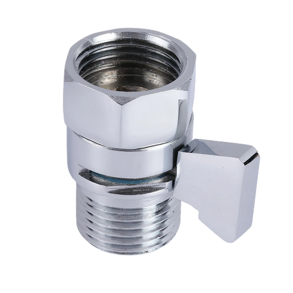 

Solid Brass Shower Head Water Saver Arm Diverter Valve Bidet Sprayer Head Water Saver Shut-Off Valve G1/2 Bathroom Hardware