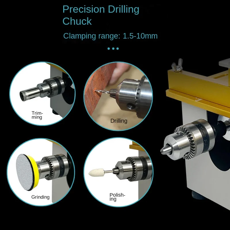 Миниатюрная Настольная пила электрическая фрезеровка по дереву инвертированная