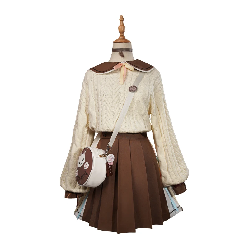 Новый костюм для косплея Shinonome Ena на Хэллоуин Рождество ролевая вечеринка комиксы