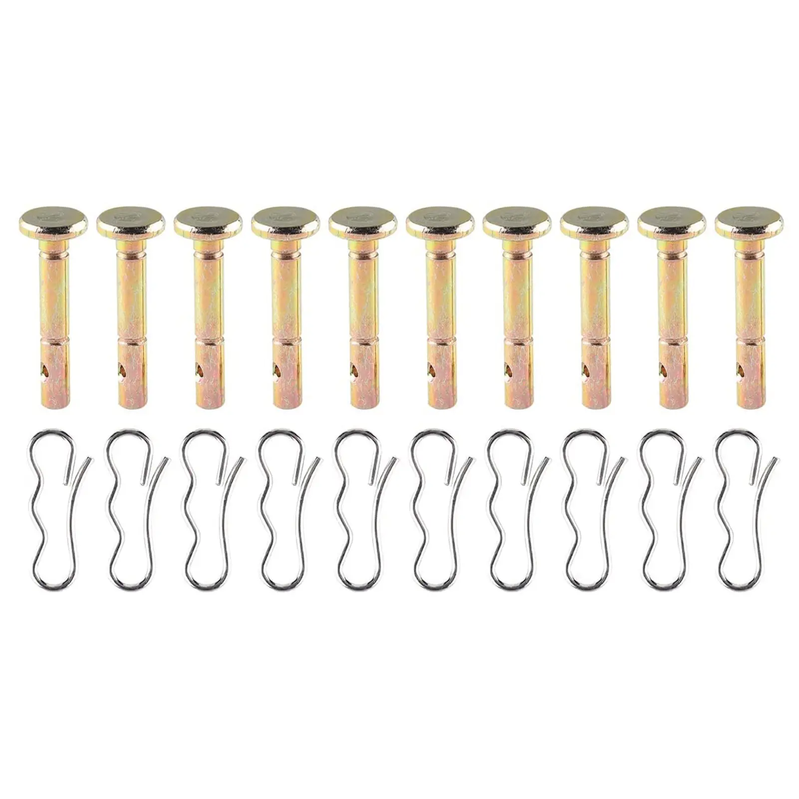 

Snowblower Shear Pins With Bow Tie Cotter Pins For 738-04124A 714-04040 Snowblowers 10 PCS Snow Blower Parts Rust-proof