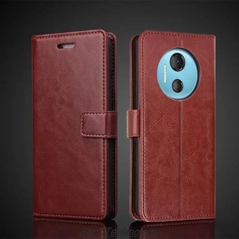 Card Holder Cover Case for Doogee X97 Pro / Doogee X 97 Pu Leather Flip Cover Retro Wallet Phone Case Business Fundas Coque