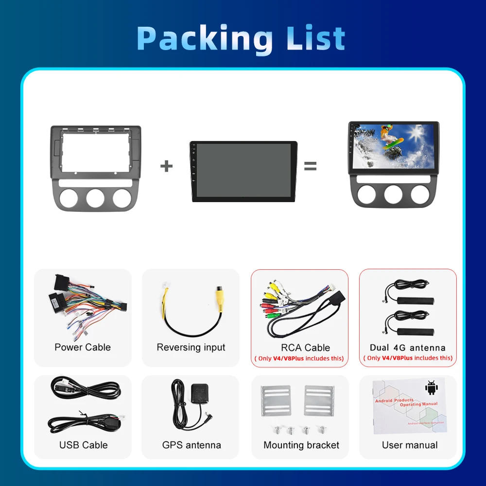 Автомагнитола Podofo 2DIN Android для Volkswagen Sagitar 2006-2010 мультимедийный видеоплеер