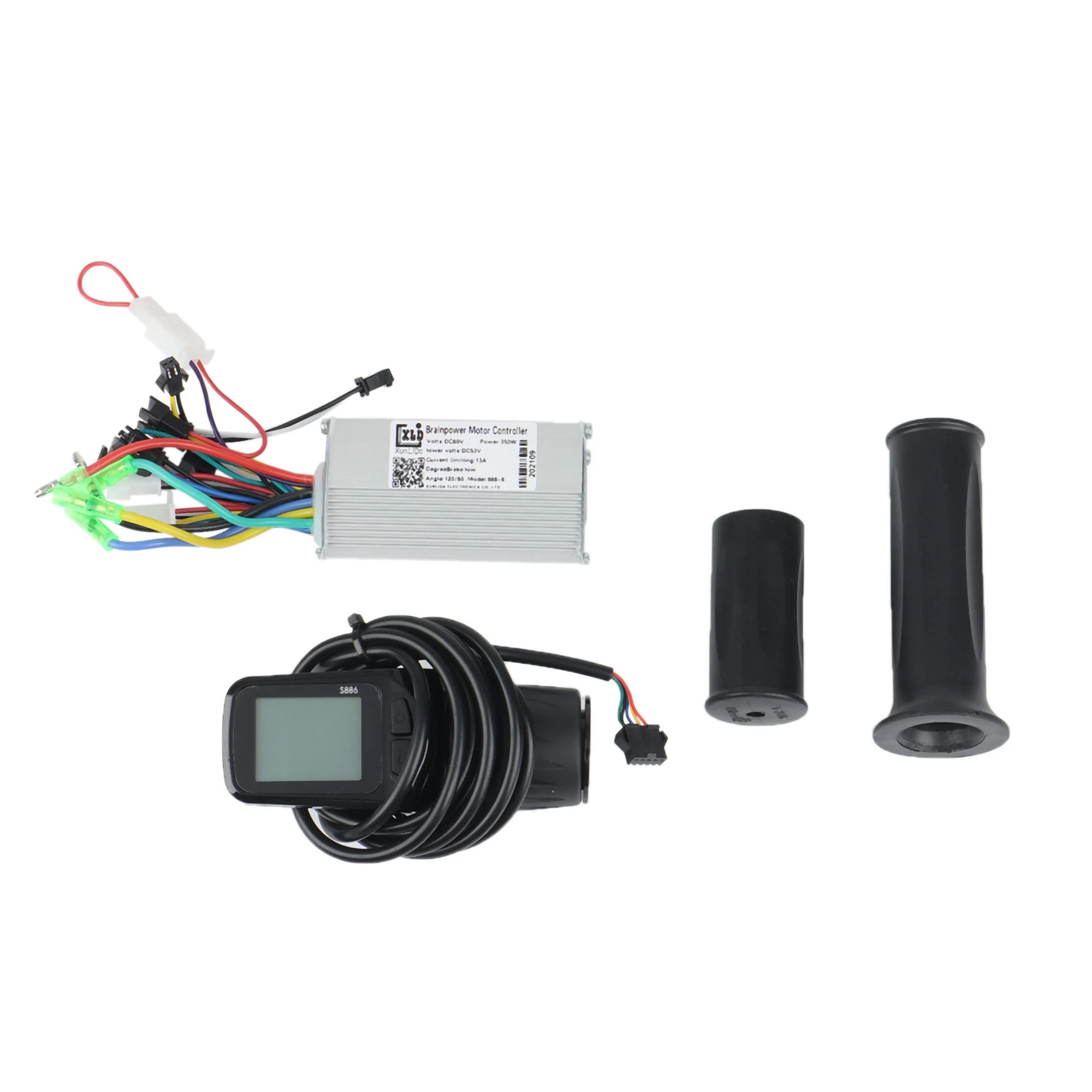 

60V 250W 350W Electric Bike Brushless Motor Controller with 886 LCD Display Electric Bicycle Scooter E-Bike Part