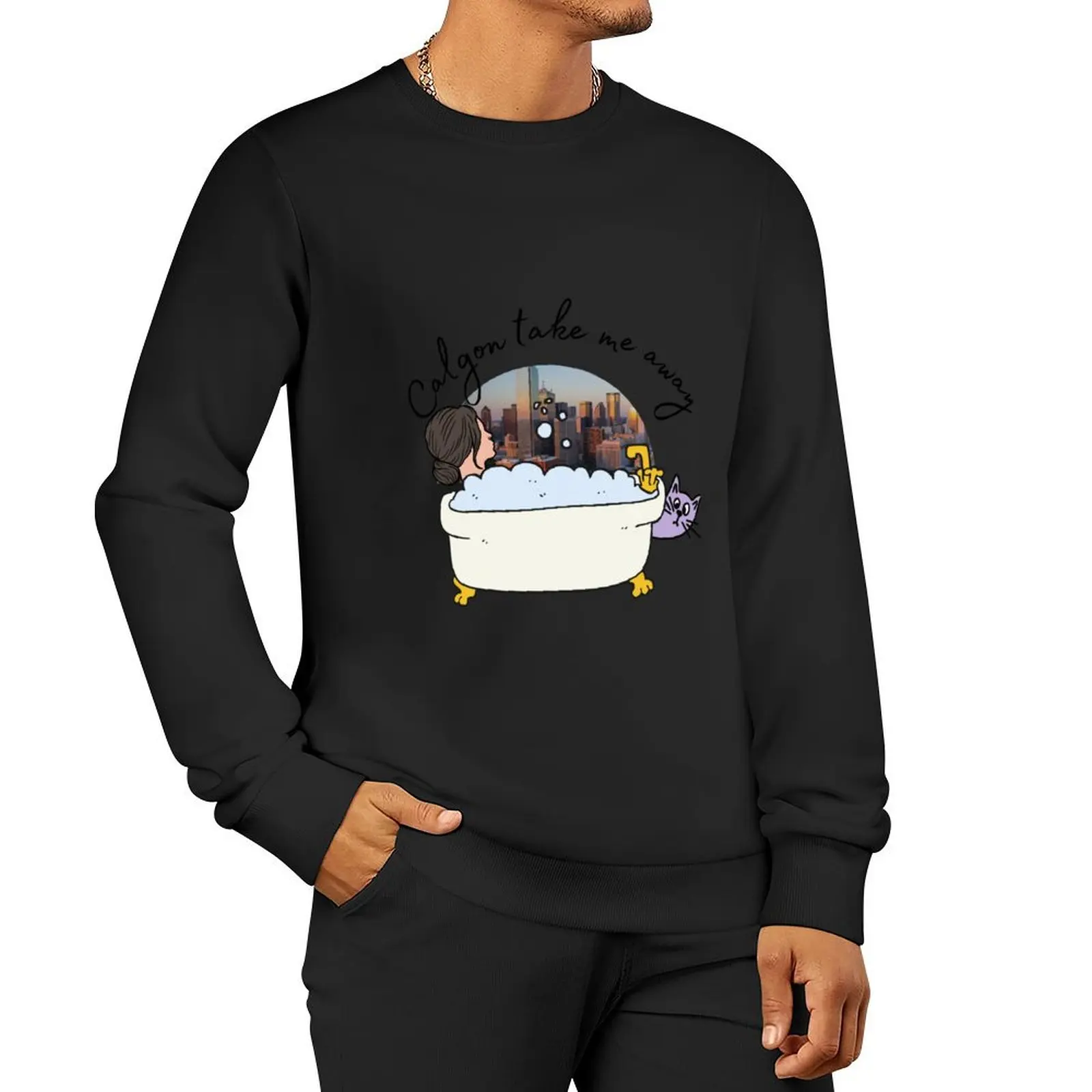 Calgon Take Me Away пуловер с капюшоном осенняя одежда в стиле аниме спортивные костюмы