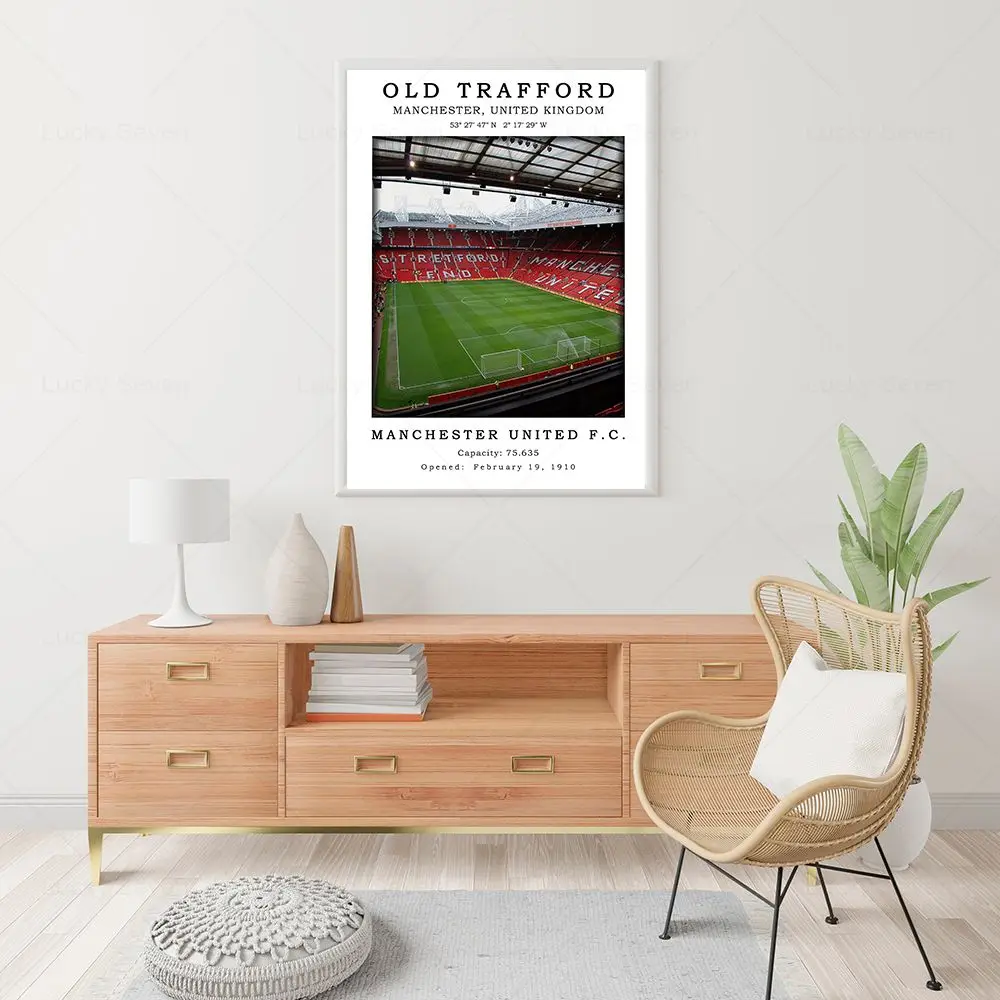 Настенный плакат с изображением футбольного поля