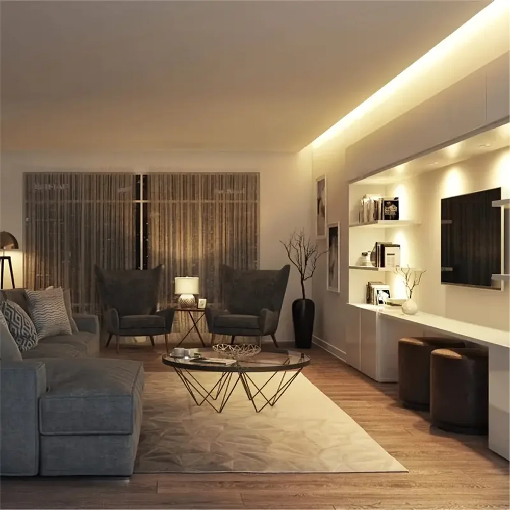 Неоновая светодиодная лента 12 В гибкая веревочная лампа 16 4 фута/5 м силиконовая