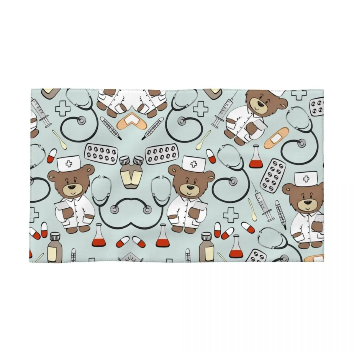 

Быстросохнущее супермягкое Хлопковое полотенце для душа с медведем